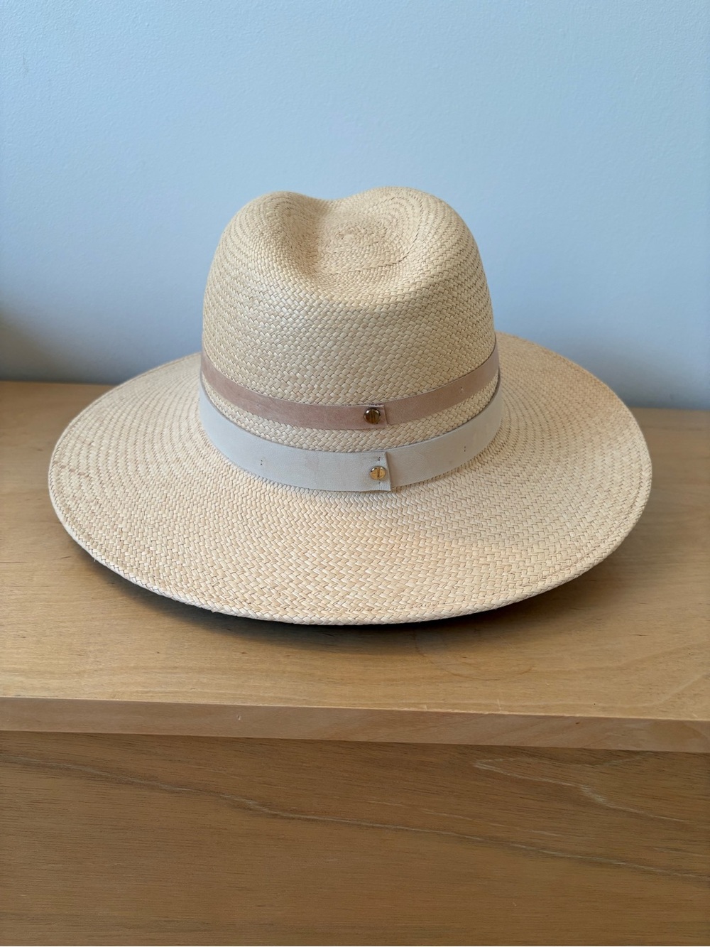 Janessa Leone Straw Wide-Brim Hat - Picture 2 of 6
